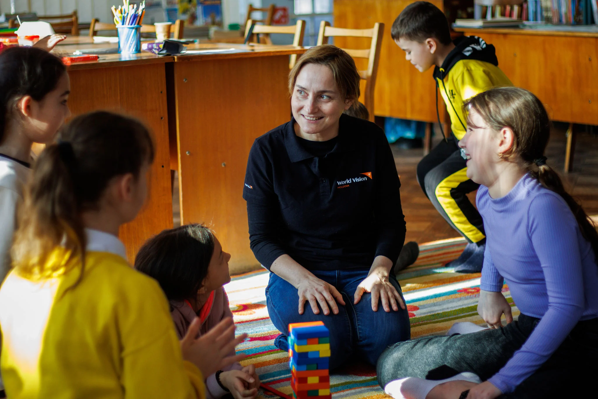 We work with Ukrainian refugees in neighbouring countries, gently and expertly helping them heal, play and build resilience for the future. 